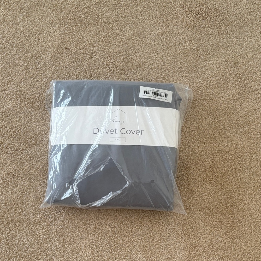 Little Sleepies Gray Duvet Cover
